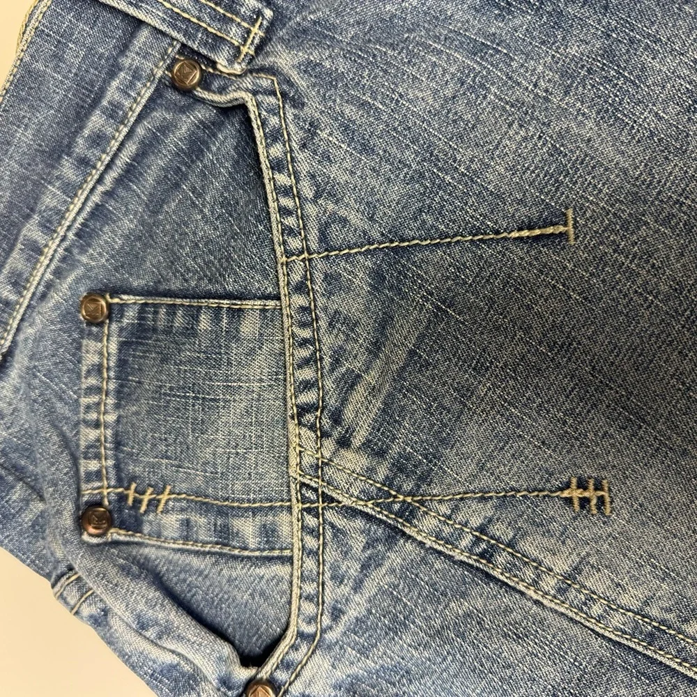 Vintage Y2K Men's Blue Denim Jean‎ shorts Skater baggy